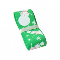 DIY Ribbon for Christmas, [Snowman] Green Christmas Gift Wrapping Streamers