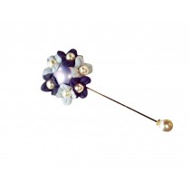 Nice Female Brooch Jewellery 2 Pieces Flower Type Brooch