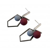 Woman Hit The Color Earrings New Temperament accessories