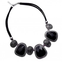 [Silver] Stylish Costume Necklace Sweater Necklace Costume Jewelry