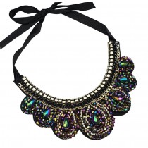 [Colorful] Fashion Costume Necklace Sweater Necklace Collar Jewelry