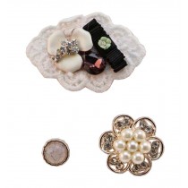 Set of Elegant Brooches Corsages Collar Decor Brooch for Ladies