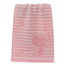 Set of 4 Fashion Pattern Children Cotton Small Towel With Three Layers Of Gauze