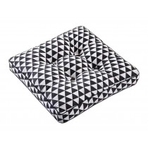 [Black&White] Square Seat Cushion Floor Pillow Thickened Chair Pad Tatami
