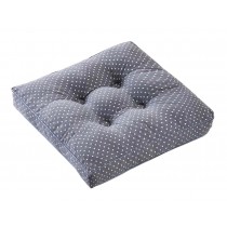 [Gray Dot] Square Seat Cushion Floor Pillow Thickened Chair Pad Tatami