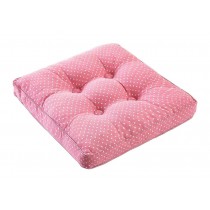 [Pink Dot] Square Seat Cushion Floor Pillow Thickened Chair Pad Tatami