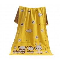 [Yellow]Cotton Children And Adults Beach Towels Bath Towel
