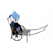 [Blue] Classic Home Decoration Mini Living Room Decor Tricycle