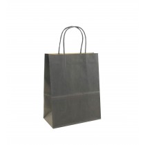 20Pcs Kraft Paper Bags Shopping Mechandise Retail Party Gift Bags Black