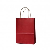 20Pcs Kraft Paper Bags Shopping Mechandise Retail Party Gift Bags Red