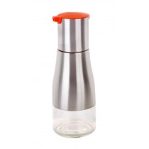 260ML Creative Kitchen Oil / Vinegar Cruet Square Glass Bottle Orange