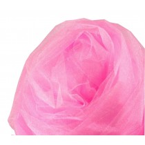 2 Sets Tulle Organza Fabric Yarn Party Wedding DecorDIY Supplies Light Pink