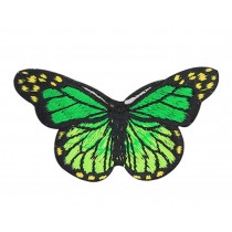 6PCS Embroidered Fabric Patches Sticker Iron Sew On Applique [Butterfly C]