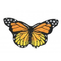 6PCS Embroidered Fabric Patches Sticker Iron Sew On Applique [Butterfly D]