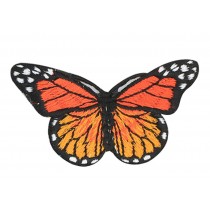6PCS Embroidered Fabric Patches Sticker Iron Sew On Applique [Butterfly E]