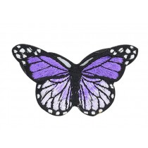 6PCS Embroidered Fabric Patches Sticker Iron Sew On Applique [Butterfly G]