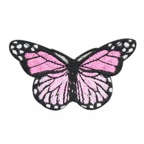6PCS Embroidered Fabric Patches Sticker Iron Sew On Applique [Butterfly H]