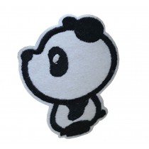10PCS Embroidered Fabric Patches Sticker Iron Sew On Applique [Panda B]