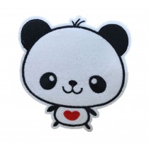 10PCS Embroidered Fabric Patches Sticker Iron Sew On Applique [Panda E]