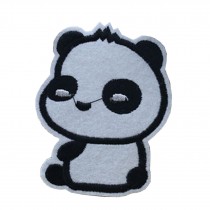 10PCS Embroidered Fabric Patches Sticker Iron Sew On Applique [Panda F]