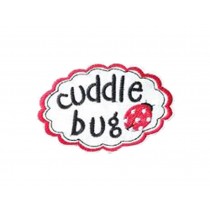 Set Of 2 Cool Cloth Badge Affixed Patch Stickers Applique Patches (Cuddle Bug)