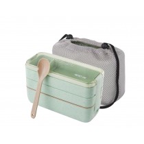 New Fashon Lunch Box Three Layers Rectangle Lunch Box