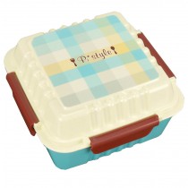 Lovely 1 Layer Bento Lunch Box Food Container Salad Box Blue