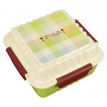 Lovely 1 Layer Bento Lunch Box Food Container Salad Box Green