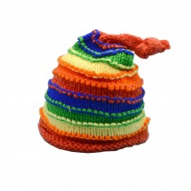 Newborn Baby Photography Props Knitted Handmade Hat [Rainbow]