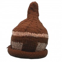 Newborn Photography Props Knitted Handmade Hat [Brown]
