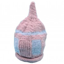 Newborn Photography Props Knitted Handmade Hat [Pink]