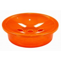 Orange Plastic Soap Box Bathroom Soap Dish Creative Soap Holder