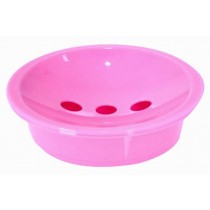 Practical Plastic Soap Box Pink Bathroom Soap Dish Creative Soap Holder