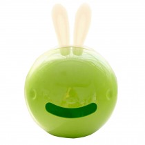 Cute Rabbit Facial Tissue Box ABS Tissue Paper Holder Green (Random Color Ear)