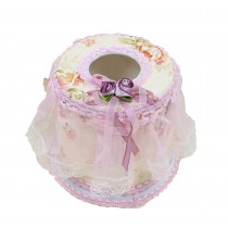 Cloth Plastic Pastoral Style Living Room Coffee Table Toilet Tissue Box