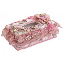 Useful Living Room Coffee Table Pastoral Style Cloth Tissue Box