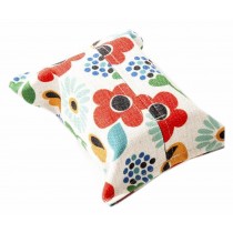Convenient Cloth Toilet Paper Tissue Holder Storage Box Flower Multicolor