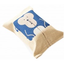 Convenient Cloth Toilet Paper Tissue Holder Storage Box Monkey Blue