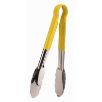 Practical Kitchen Utensils Food Barbecue Tongs Roast/ Bread/ Steak Clamp, Yellow