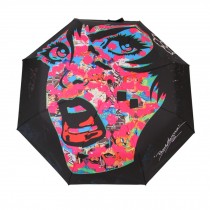 Creative Graffiti Folding Anti-UV Sun/Rain Umbrella, Face Graffiti Style