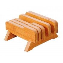 Bamboo Kitchen ChoppingBlock/Knife Rack/Holder/Storage Knife Blocks 4 Slots