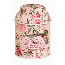 Set of 2 Practical Storage Containers Tea/Coffee/Sugar Canisters, Flowers Series