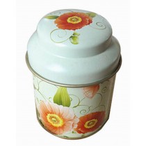 Set of 2 Practical Storage Tins Tea Caddy Tea/Coffee/Sugar Canisters
