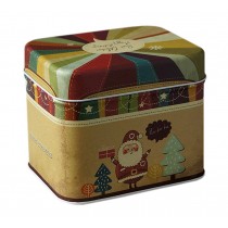 [Colorful Christmas] Practical Storage Tins Caddy Tea/Coffee/Sugar Canisters