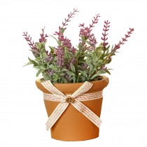 Beautiful Indoor Artificial Lavender No Watering House Artificial Decor LightRed