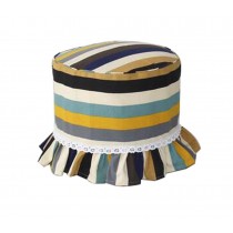 Europe Style Makeup Stool Stool Sets Cotton Canvas Stool Cover Stripe