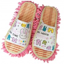 Creative Washable Mop Slippers Floor Cleaning Slippers Rabbit