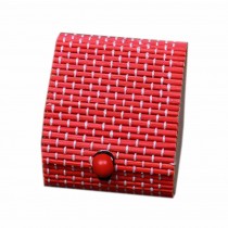 Set of 4 Vintage Novelty Box Jewelry Soapbox Storage Box Heart Red