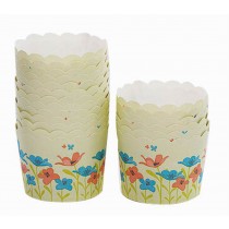 Heat-Resistant Baking Cups Cupcake Cups Muffin Cups, 40Pcs[Morning Glory]