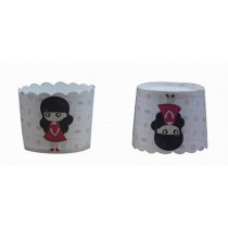 [Sweet Girl] Heat-Resistant Baking Cups Cupcake Cups Muffin Cups, 50Pcs